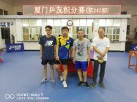 第242期厦门乒友积分赛4月11日) 王毅融（宁德）冠军