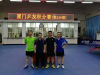 第248期厦门乒友积分赛5月2日)  黄剑飞冠军 猥琐白四强